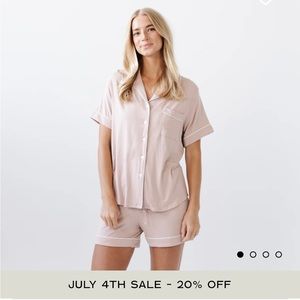 COZY EARTH Womens Bamboo Sleep Shorts Size Small